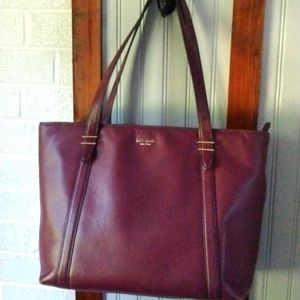 Kate Spade large tote - Plum
